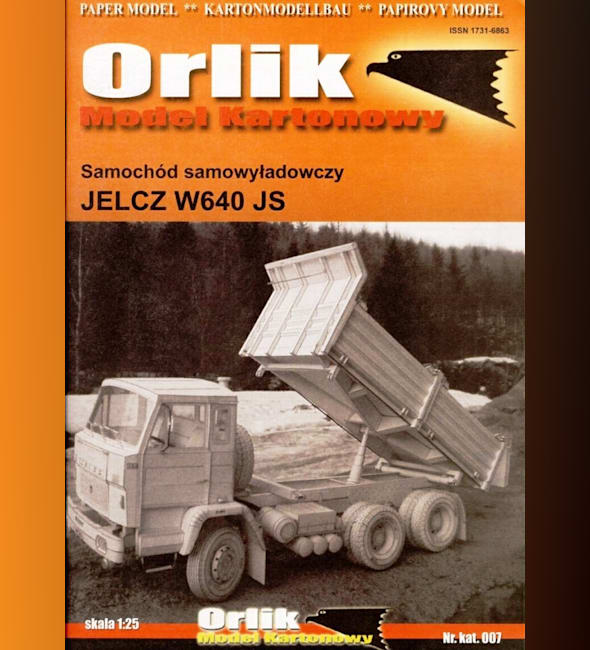 Журнал Orlik - 007 - Самосвал Jelcz W640 JS