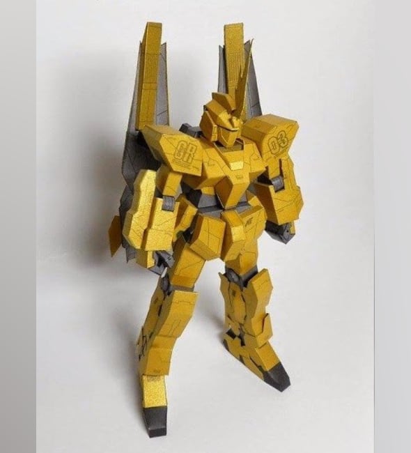 Бумажная модель Робот RX-0 Unicorn Gundam 03 Phenix (Gundam)