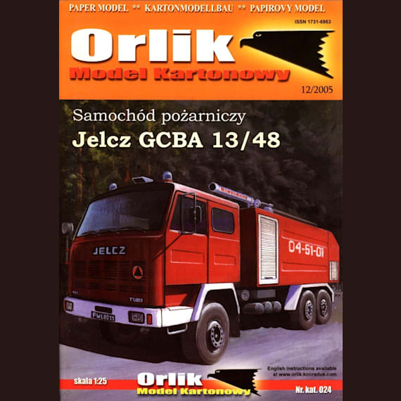 Orlik - 024 - Пожарный автомобиль Jelcz GCBA 13/48