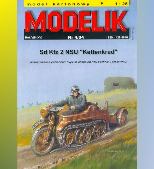 Журнал Modelik - 4/2004 - Полугусеничный мотоцикл SdKfz 2