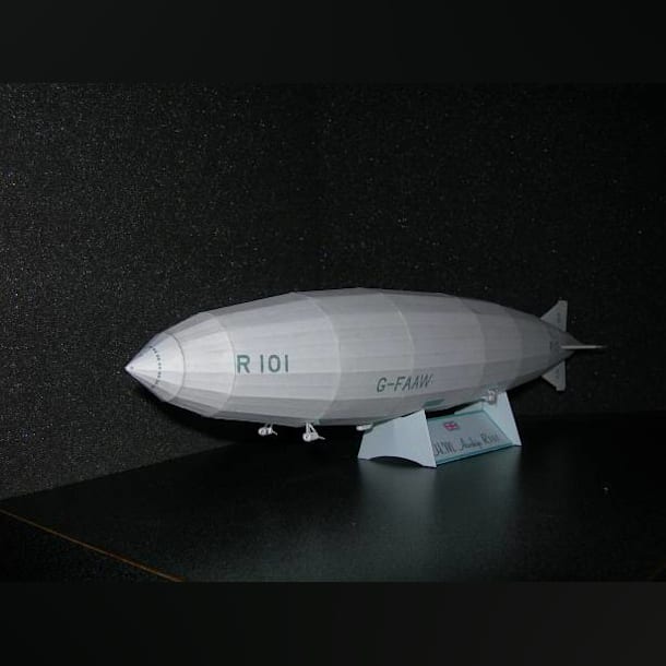 Бумажная модель Дирижабль R101