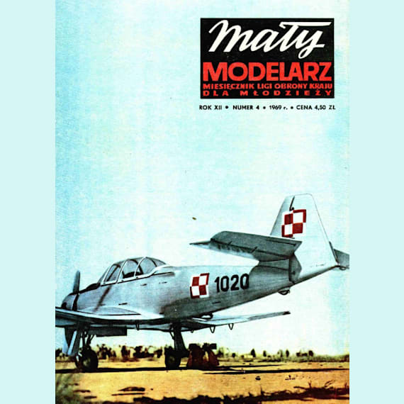 Maly Modelarz - 4/1969 - Учебно-тренировочный самолет TS-8 Bies