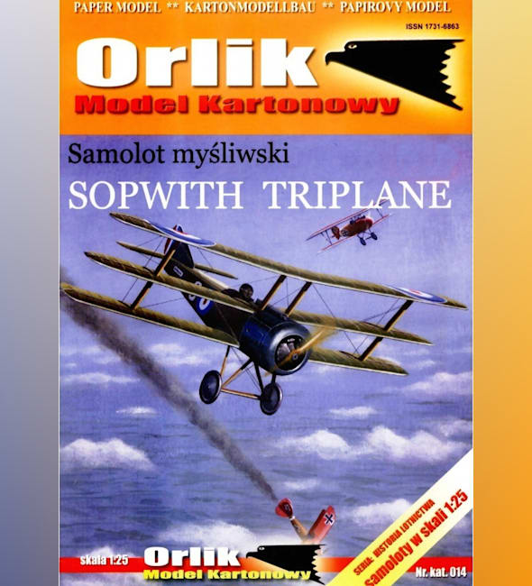 Журнал Orlik - 014 - Истребитель Sopwith Triplane