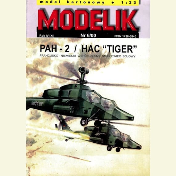 Modelik - 6/2000 - Ударный вертолет Eurocopter Tiger HAC