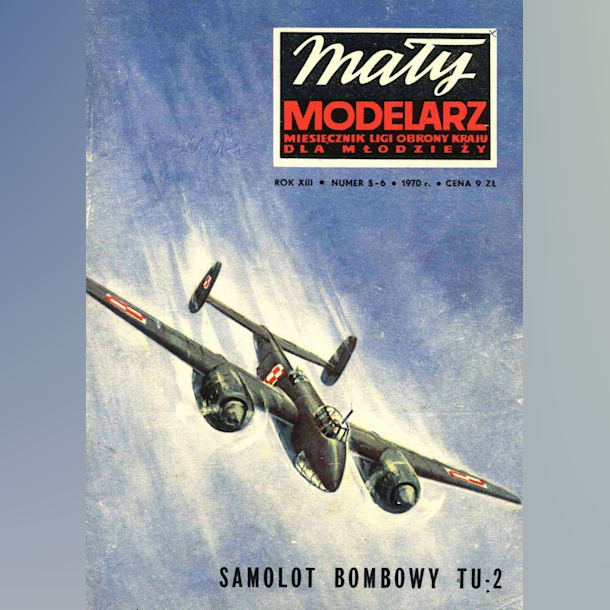 Журнал Maly Modelarz - 5-6/1970 - Бомбардировщик Ту-2