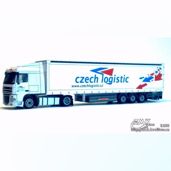 Грузовик DAF XF 105 SC с полуприцепом (Czech Logistic)