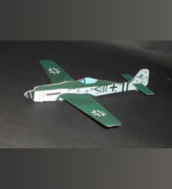 Бумажная модель Истребитель Focke-Wulf FW 190D-9