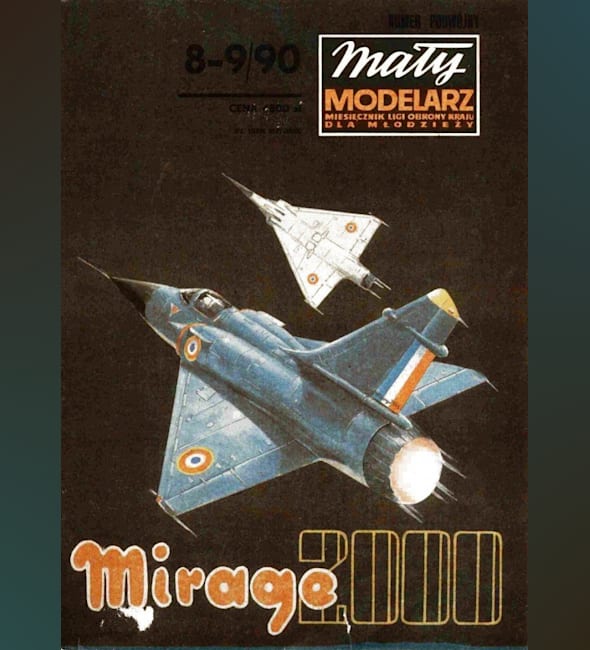 Журнал Maly Modelarz - 8-9/1990 - Истребитель Dassault Mirage 2000