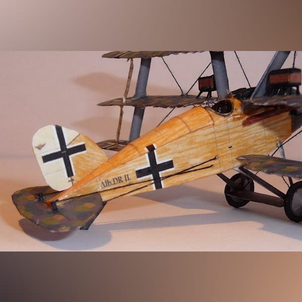 Бумажная модель Истребитель Albatros D.II