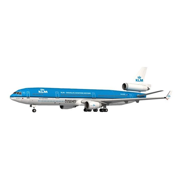 Бумажная модель Авиалайнер McDonnell Douglas MD-11 KLM