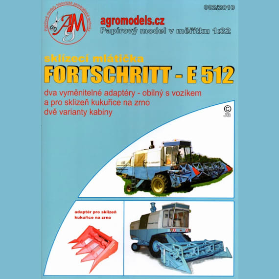 Agromodels - 02 - Зерноуборочный комбайн Fortschritt E 512