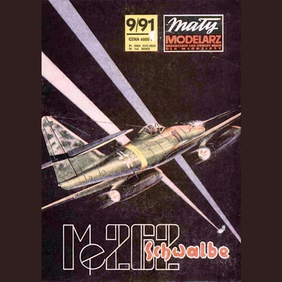 Maly Modelarz - 9/1991 - Истребитель Messerschmitt Me.262 Schwalbe