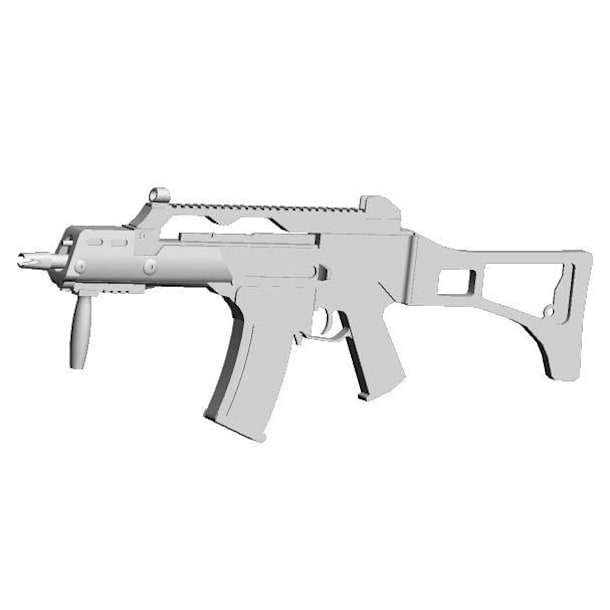 Бумажная модель Автомат HK G36