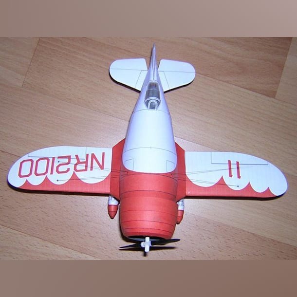 Бумажная модель Самолет Gee Bee R-1