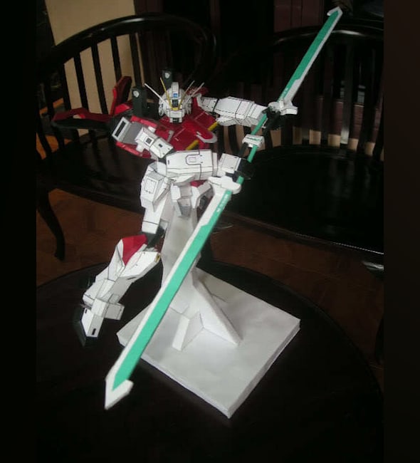 Бумажная модель Робот ZGMF-X56S/β Sword Impulse Gundam (Gundam)