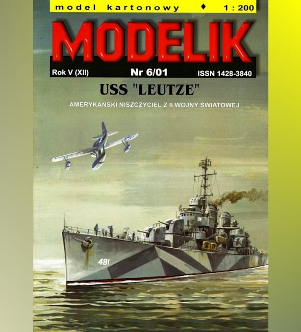 Журнал Modelik - 6/2001 - Эсминец USS Leutze