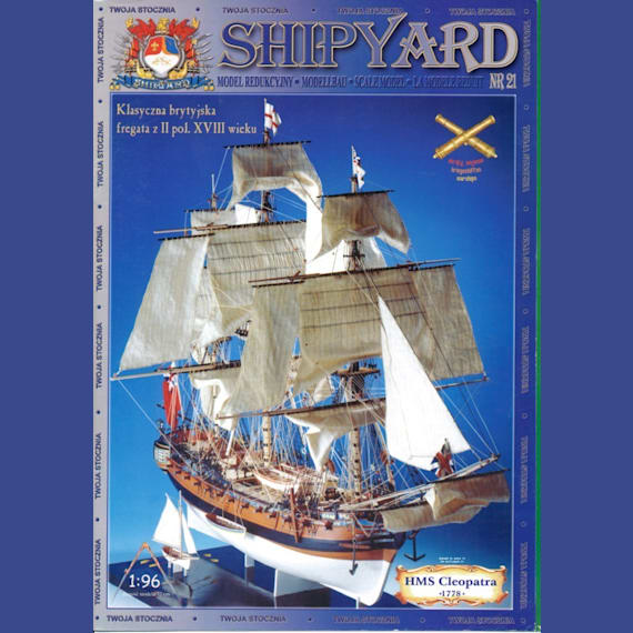 Shipyard - 21 - Парусный корабль HMS Cleopatra (1778)