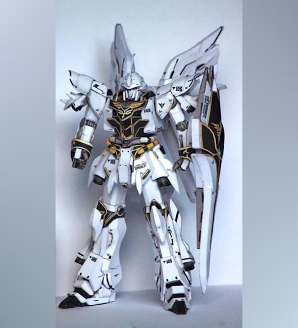 Бумажная модель Робот MSN-06S Sinanju White Comet (Gundam)