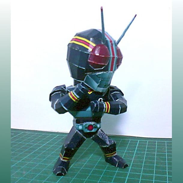 Бумажная модель Kamen Rider SD