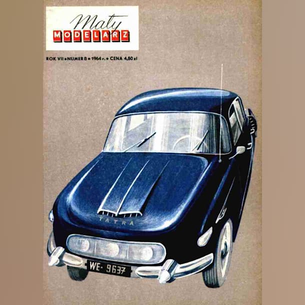 Журнал Maly Modelarz - 8/1964 - Автомобиль Tatra 603