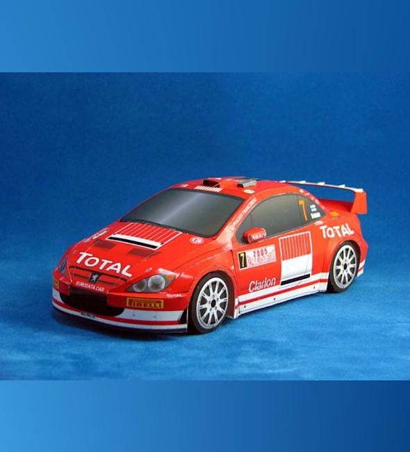 Бумажная модель Автомобиль Peugeot 307 WRC