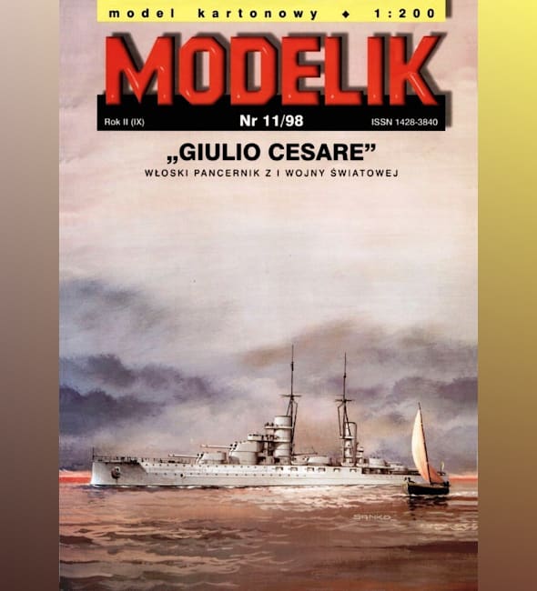 Журнал Modelik - 11/1998 - Линкор Giulio Cesare