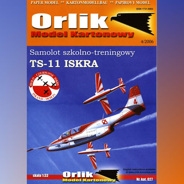 Журнал Orlik - 027 - Многоцелевой самолет PZL TS-11 Iskra