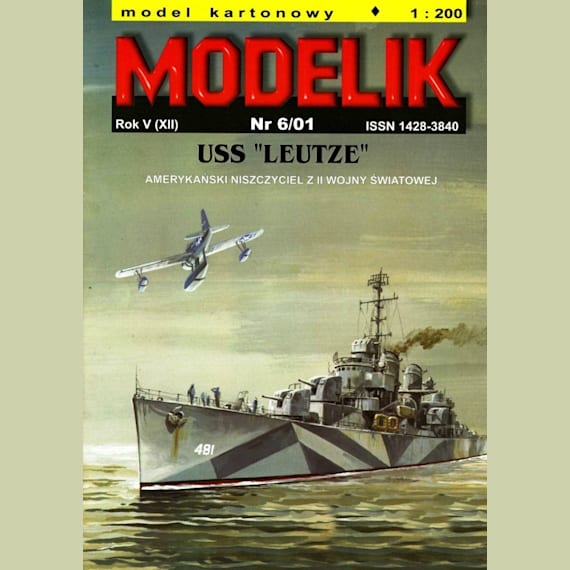 Modelik - 6/2001 - Эсминец USS Leutze