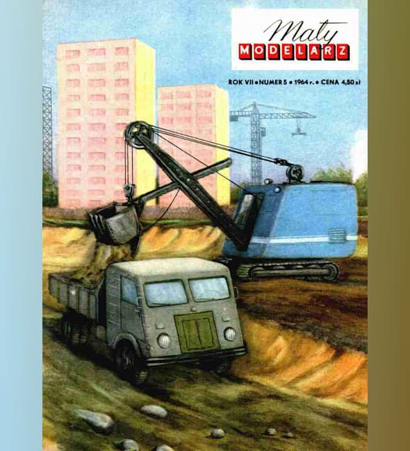 Журнал Maly Modelarz - 5/1964 - Стройплощадка