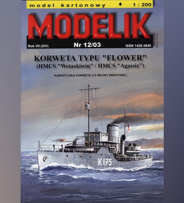 Журнал Modelik - 12/2003 - Корвет типа Флауэр