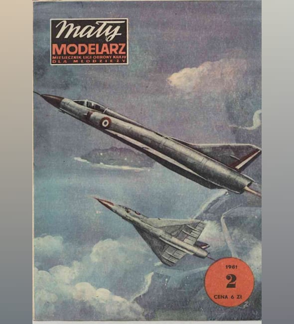 Журнал Maly Modelarz - 2/1981 - Истребитель Dassault Mirage IIIC