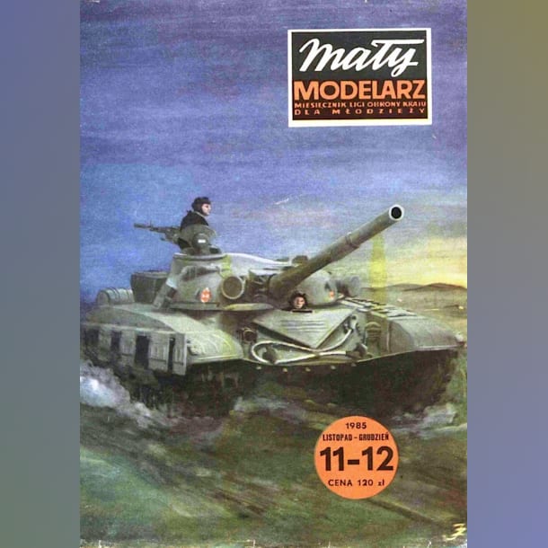 Журнал Maly Modelarz - 11-12/1985 - Танк Т-72