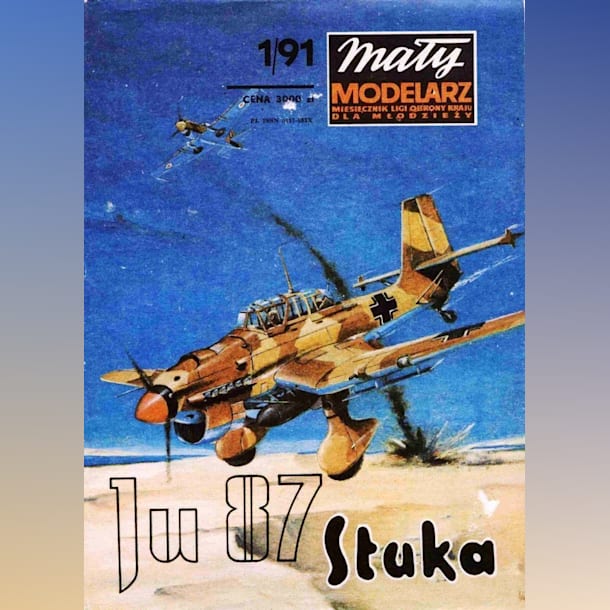 Журнал Maly Modelarz - 1/1991 - Пикирующий бомбардировщик Junkers Ju.87B Stuka