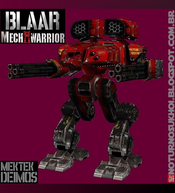 Бумажная модель Робот Deimos (MechWarrior)