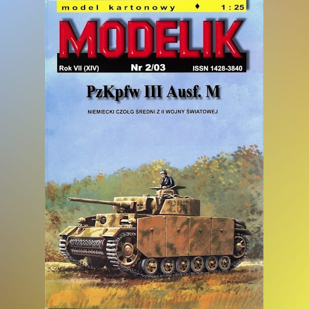 Журнал Modelik - 2/2003 - Танк PzKpfw III Ausf.M