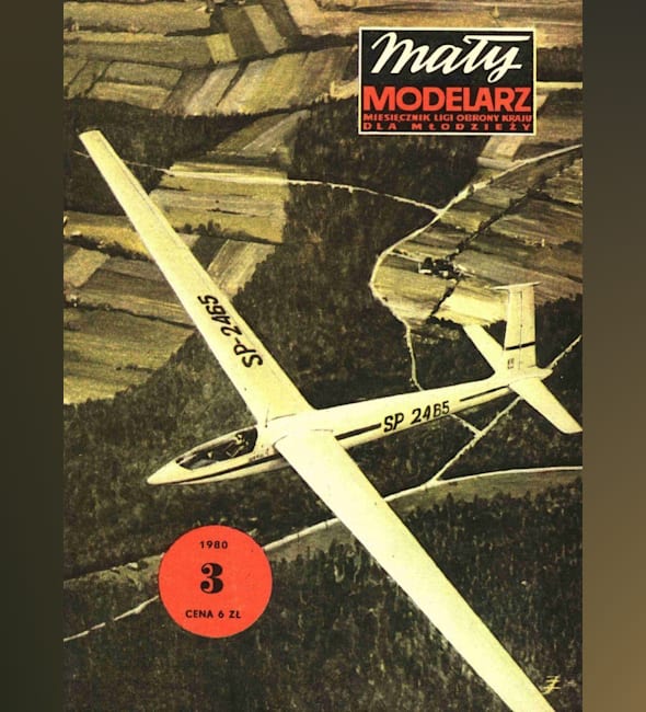 Журнал Maly Modelarz - 3/1980 - Планер SZD-31 Zefir 4