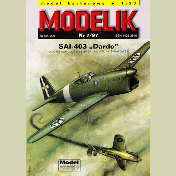 Modelik - 7/1997 - Истребитель Ambrosini SAI 403 Dardo