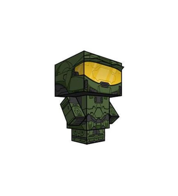 Бумажная модель Мастер Чиф (Halo) [cubeecraft]