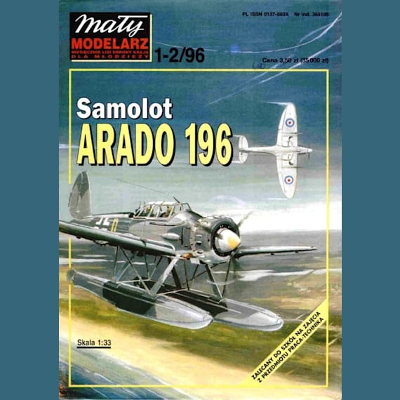 Maly Modelarz - 1-2/1996 - Гидросамолет-разведчик Arado Ar 196