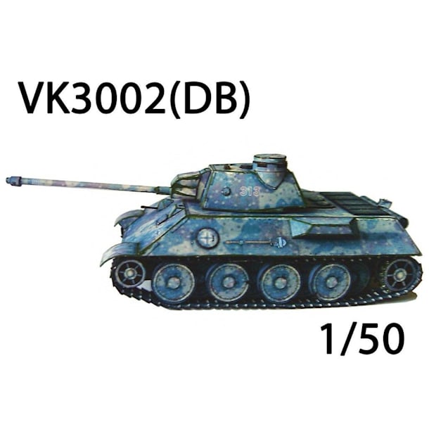 Бумажная модель Танк VK 3002 (DB)