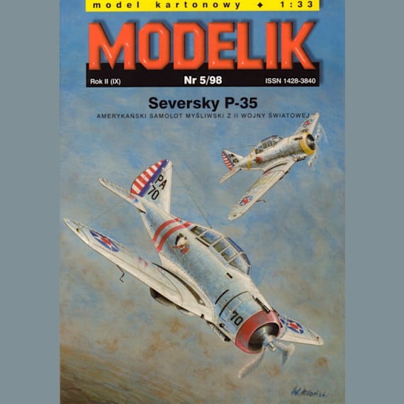 Modelik - 5/1998 - Истребитель Seversky P-35