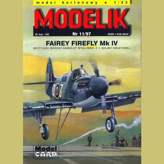 Modelik - 11/1997 - Истребитель Fairey Firefly Mk.4