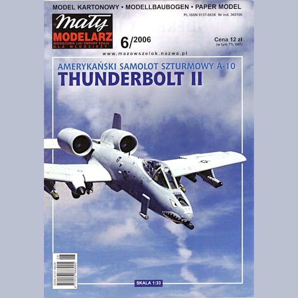 Журнал Maly Modelarz - 4-5/2006 - Штурмовик A-10 Thunderbolt II