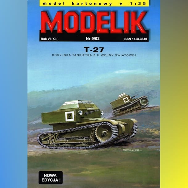 Журнал Modelik - 9/2002 - Танкетка Т-27