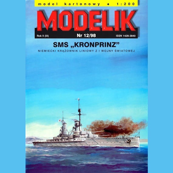 Modelik - 12/1998 - Линкор SMS Kronprinz (1914)