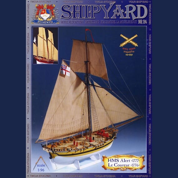 Shipyard - 24 - Катер HMS Alert (1777) и люгер Ле Курьер (1776)