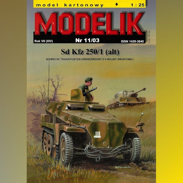 Журнал Modelik - 11/2003 - Бронетранспортер SdKfz 250-1 (alt)