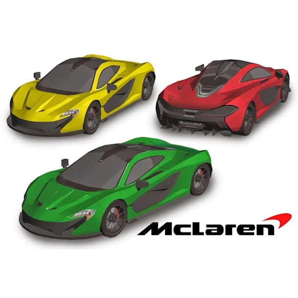 Бумажная модель Автомобиль McLaren P1