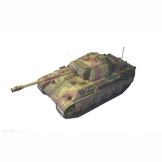 Бумажная модель танка БТ-7 1/24