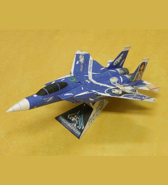 Бумажная модель Истребитель F-15E (Idolmaster)